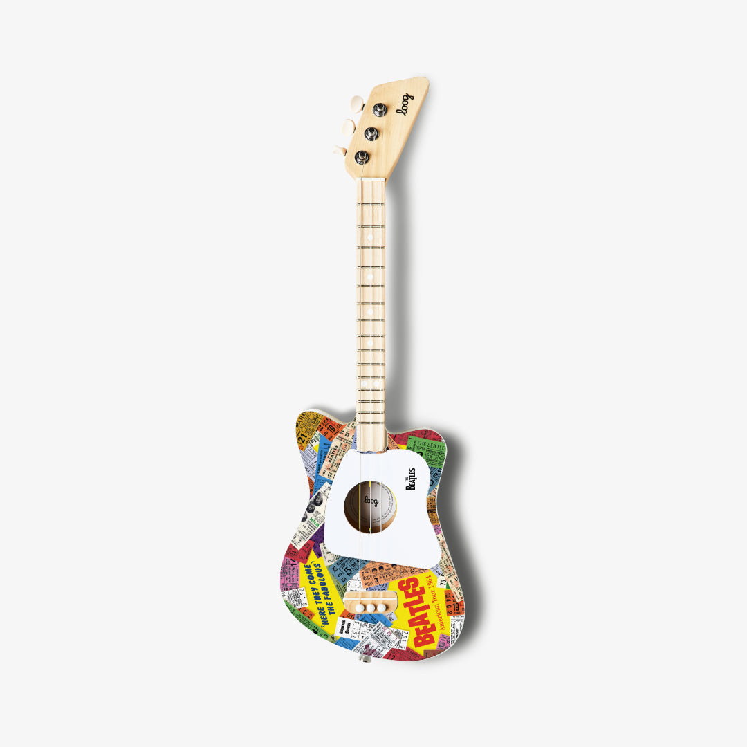 beatles + loog mini guitar (collective)
