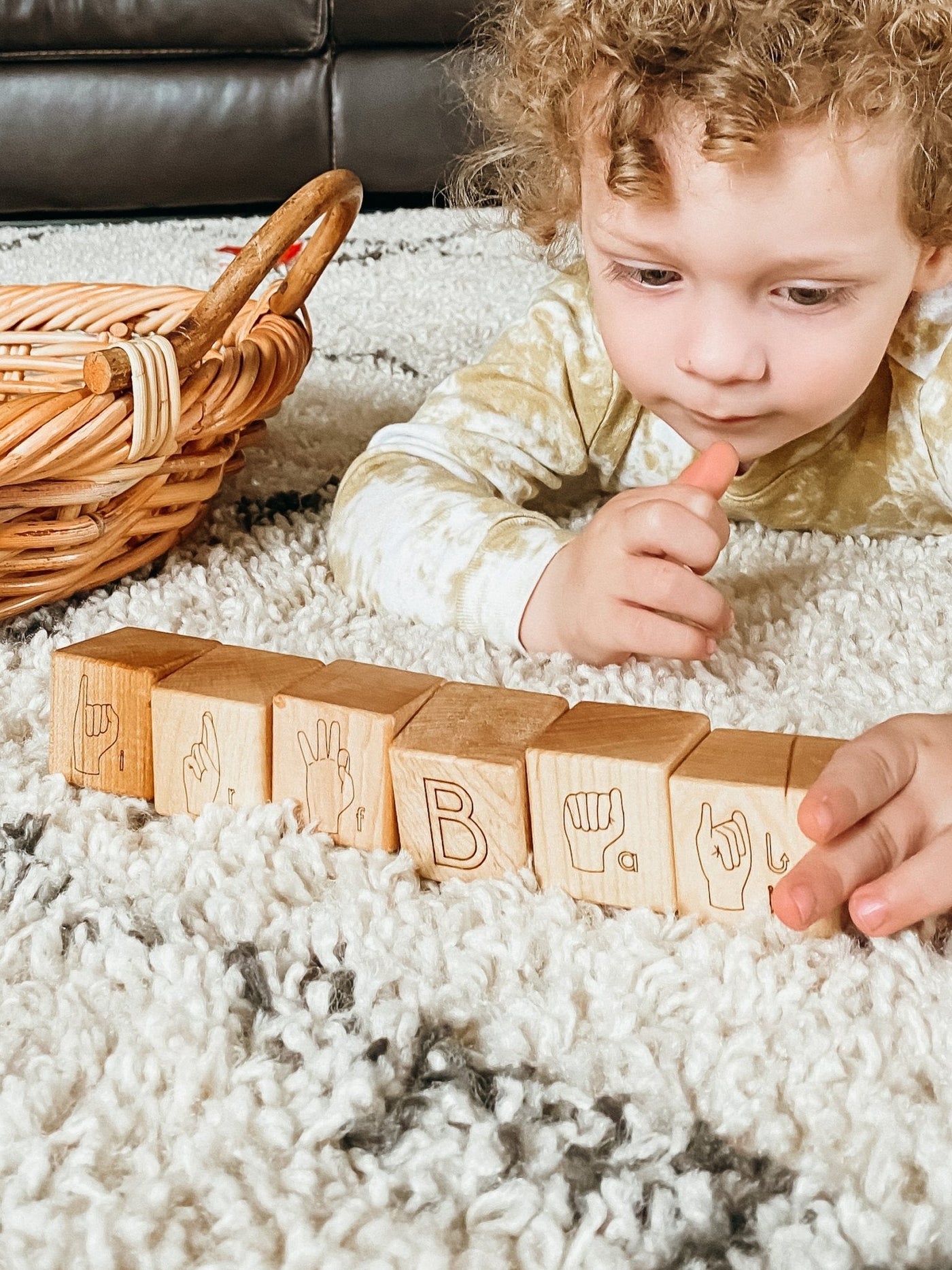 Bannor American Sign Language ABC Blocks