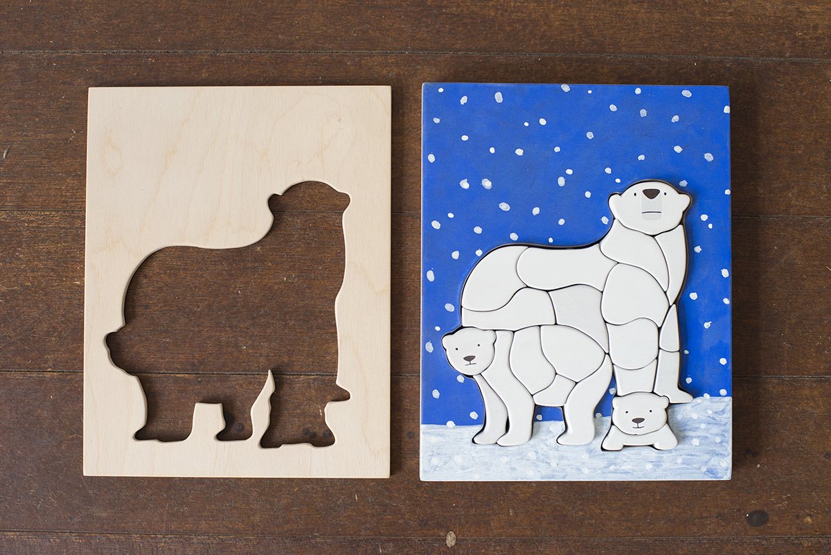 Eguchi Toys Polar Bear Puzzle