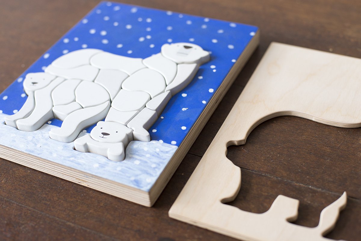 Eguchi Toys Polar Bear Puzzle