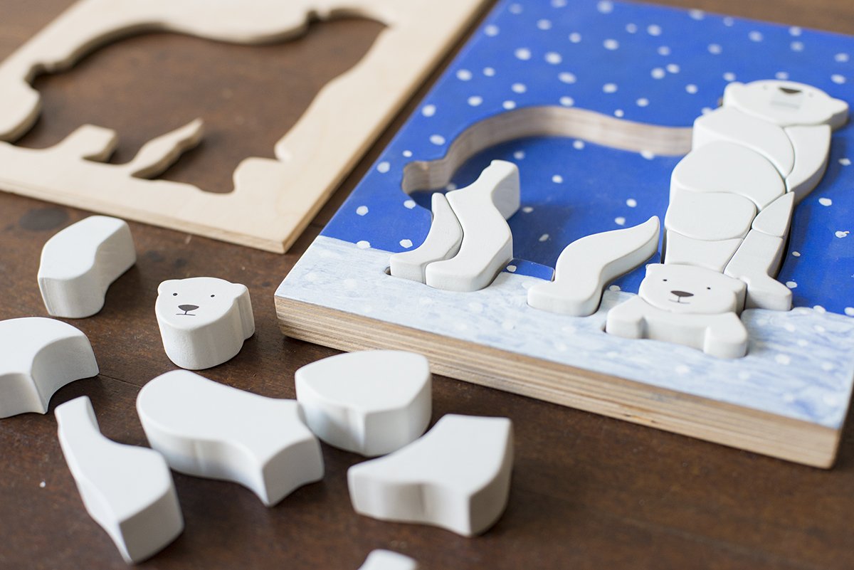 Eguchi Toys Polar Bear Puzzle