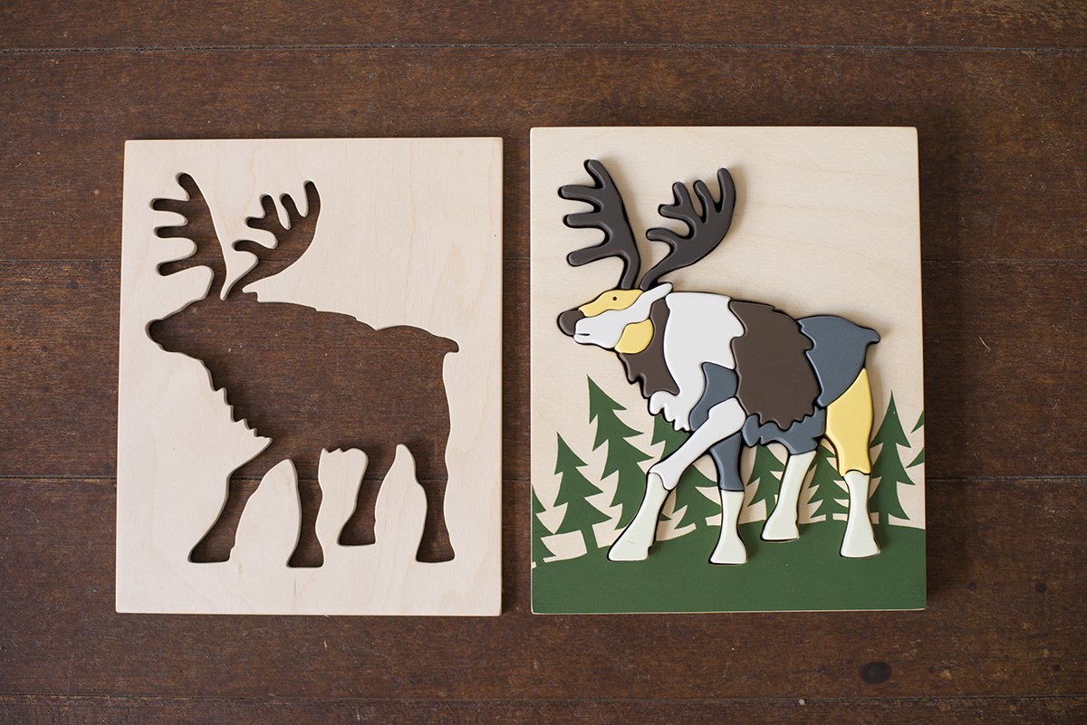 Eguchi Toys Reindeer Puzzle