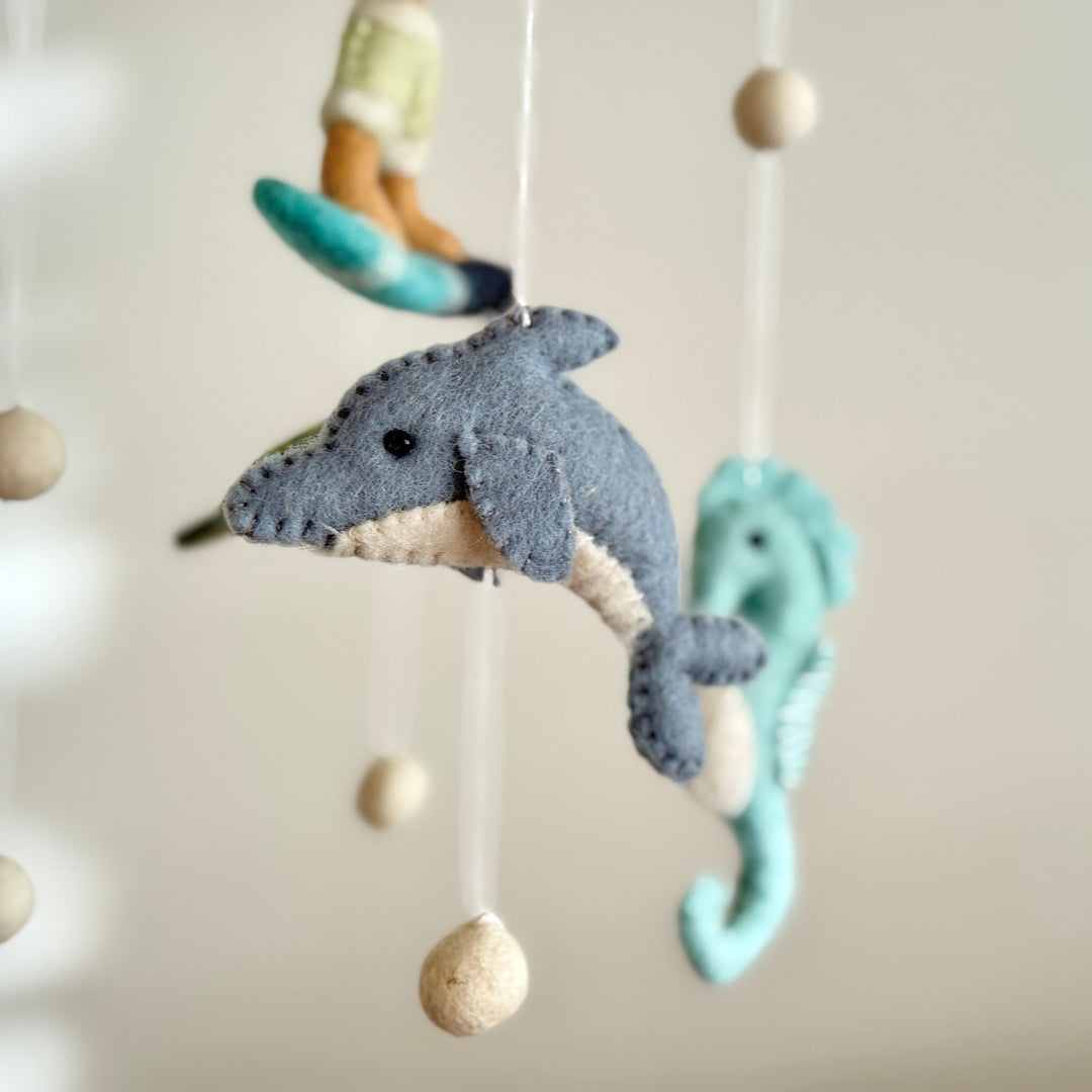 Baby Mobile - Surfer Boy &amp; Ocean Creatures