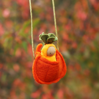 Fairyshadow Pumpkin Necklace with Baby Doll