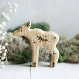 Wooden Baby Moose · view 1