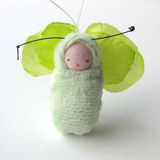Fairyshadow Green Fairy Baby Ornament · view 2