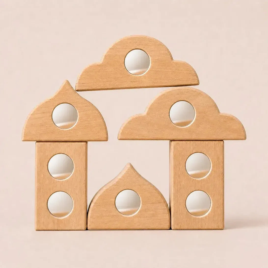 Bauspiel Mirror Blocks, 12-Piece Set