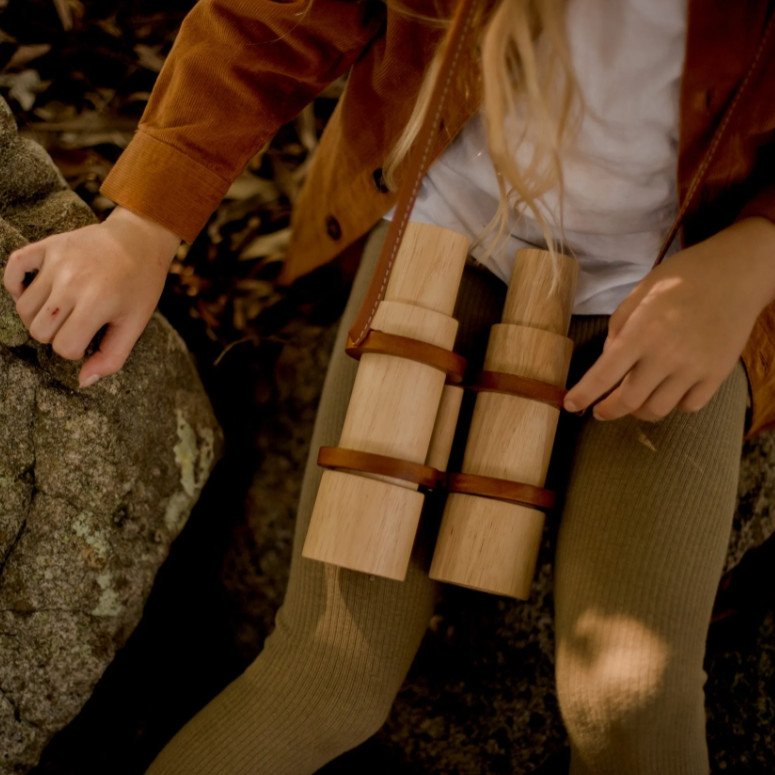 Q Toys Wooden Binoculars