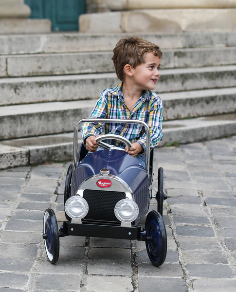 Baghera 1939 Ride On Classic Blue Pedal Car – My Toy Wagon