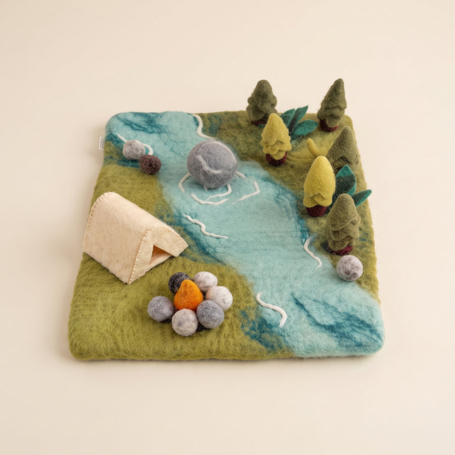 Playtisserie Felt Camping Play Mat, Set of 19