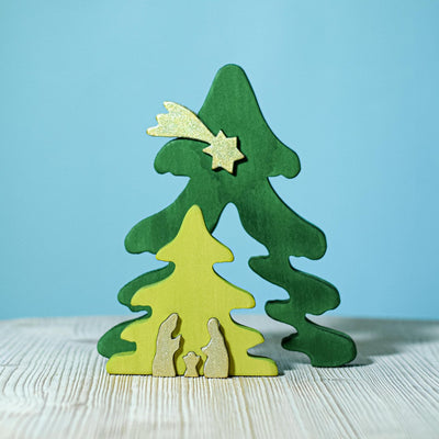 Pre-Order Bumbu Christmas Tree Puzzle, Gold