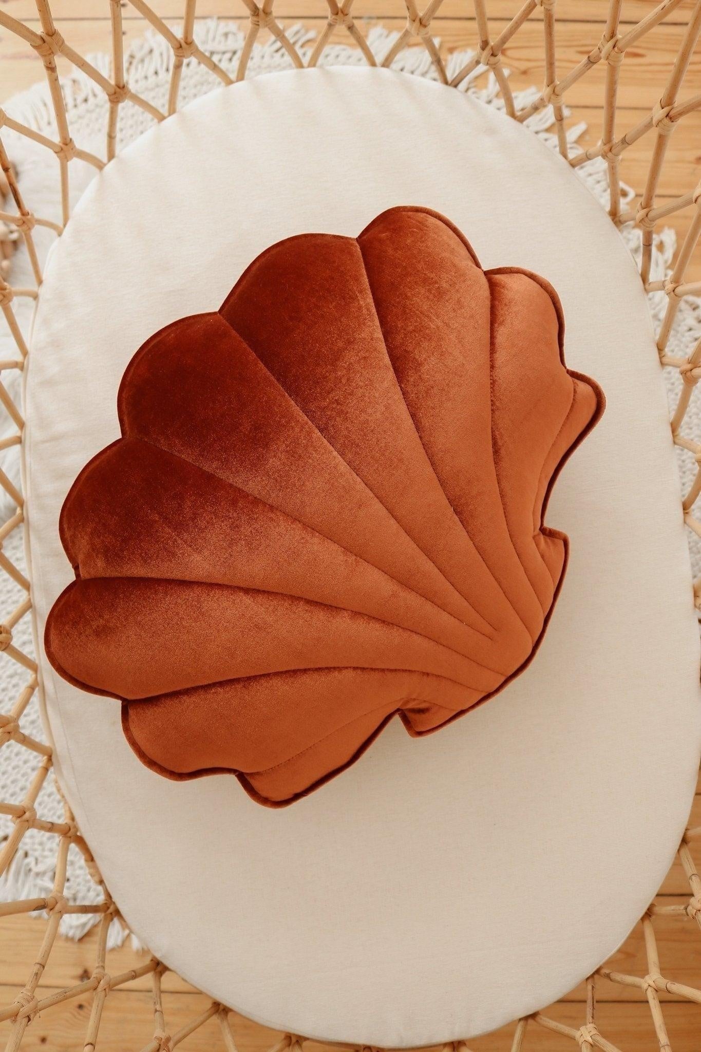 Velvet “Copper Pearl” Shell Pillow