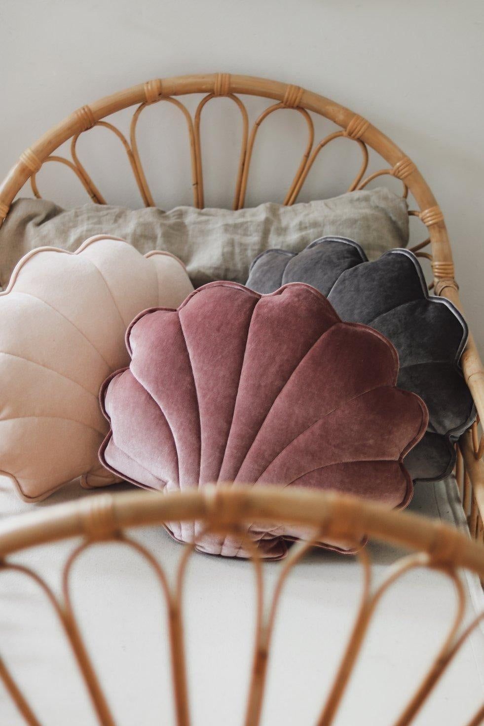 Velvet “Cosmic Pearl” Shell Pillow