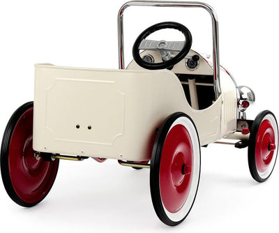Baghera 1938 Ride On Classic White Pedal Car
