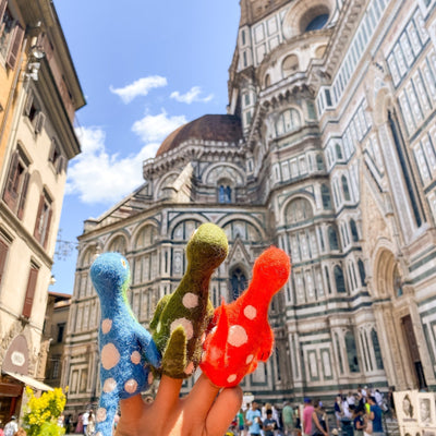 Dino Brothers Finger Puppets