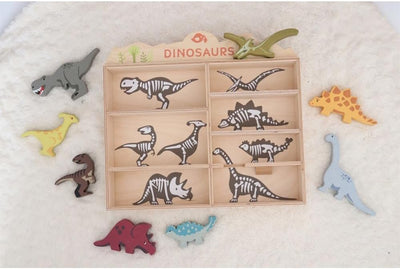 Tender Leaf Wooden Dinosaurs