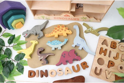 Tender Leaf Wooden Dinosaurs