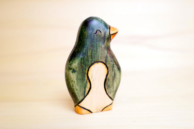 Wooden Penguin Toy