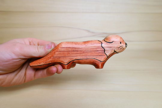 Wooden Otter Toy