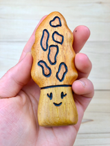 Wooden Morel Mushroom Toy · view 2
