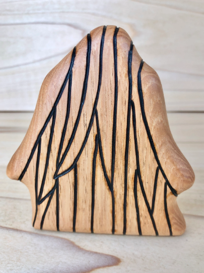 PREORDER - Wooden Lion's Mane Mushroom Toy