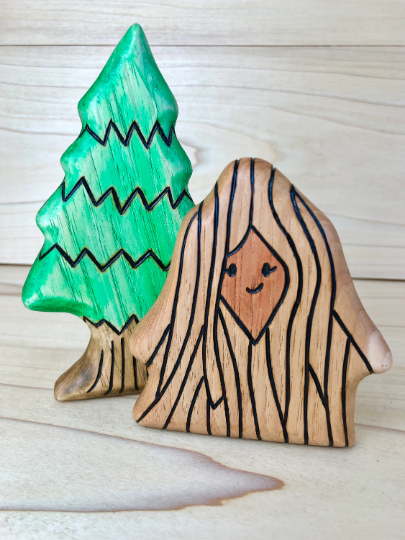 PREORDER - Wooden Lion's Mane Mushroom Toy