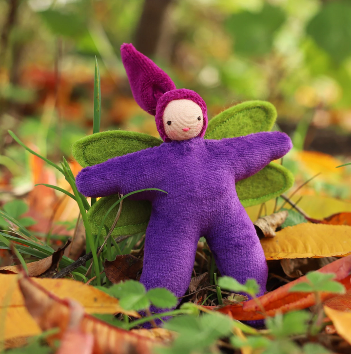 Fairyshadow Waldorf Fairy Doll, Purple