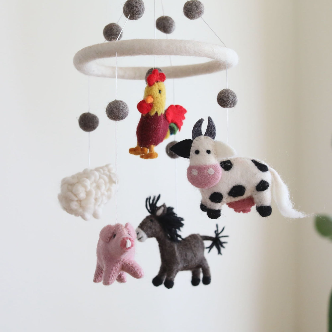 Farmland Animal Baby Mobile