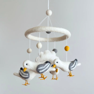 Felt Baby Mobile - Seagull