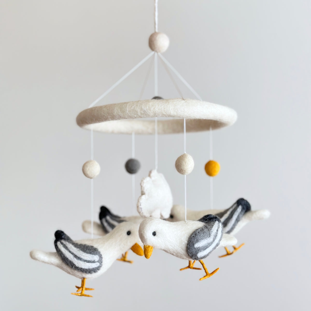 Felt Baby Mobile - Seagull