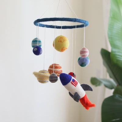 Felt Baby Mobile - Solar System