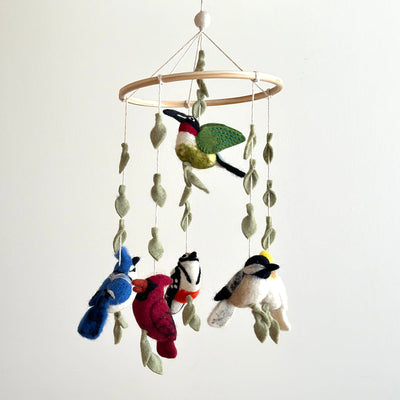 Felt Bird Baby Mobile - Wings of America