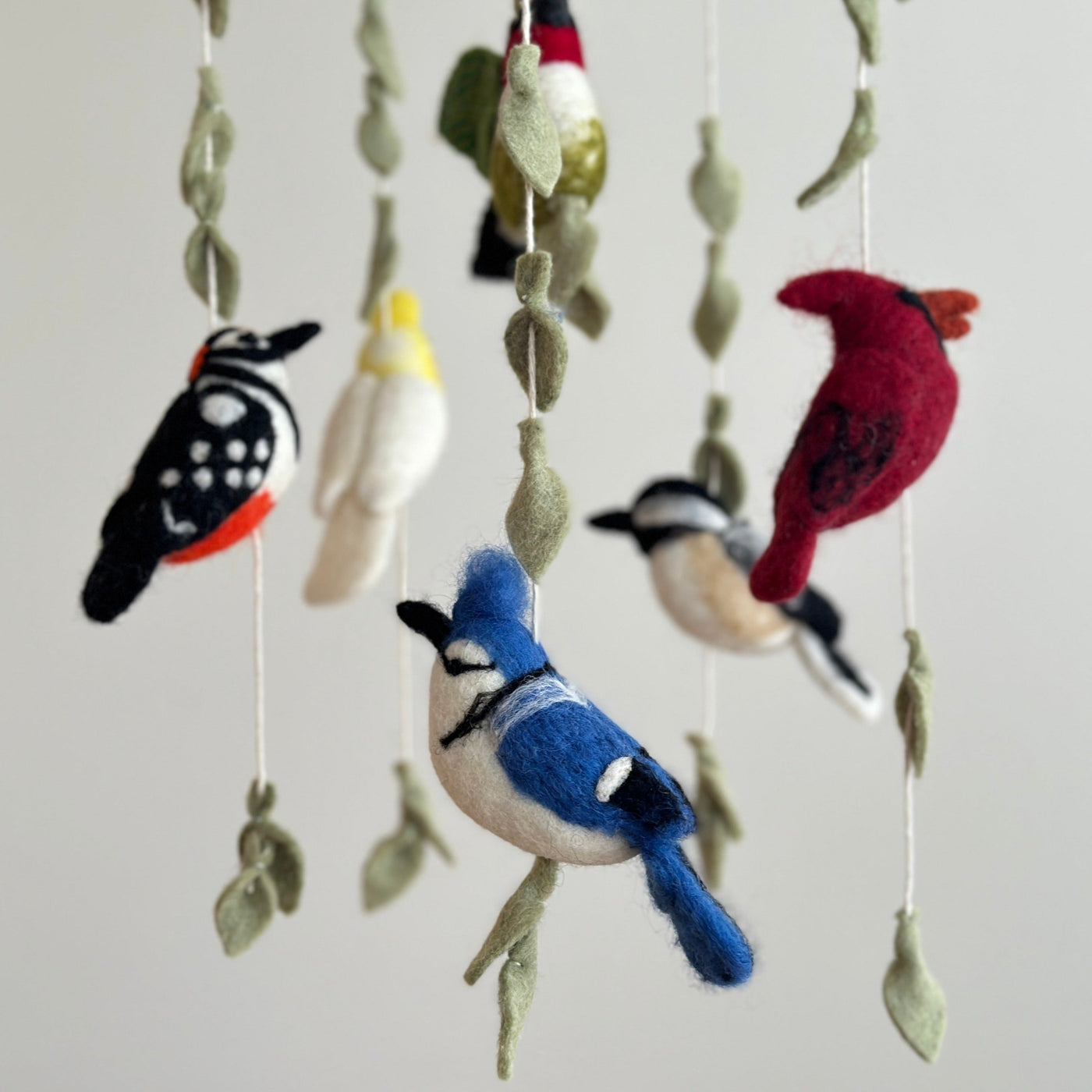 Felt Bird Baby Mobile - Wings of America