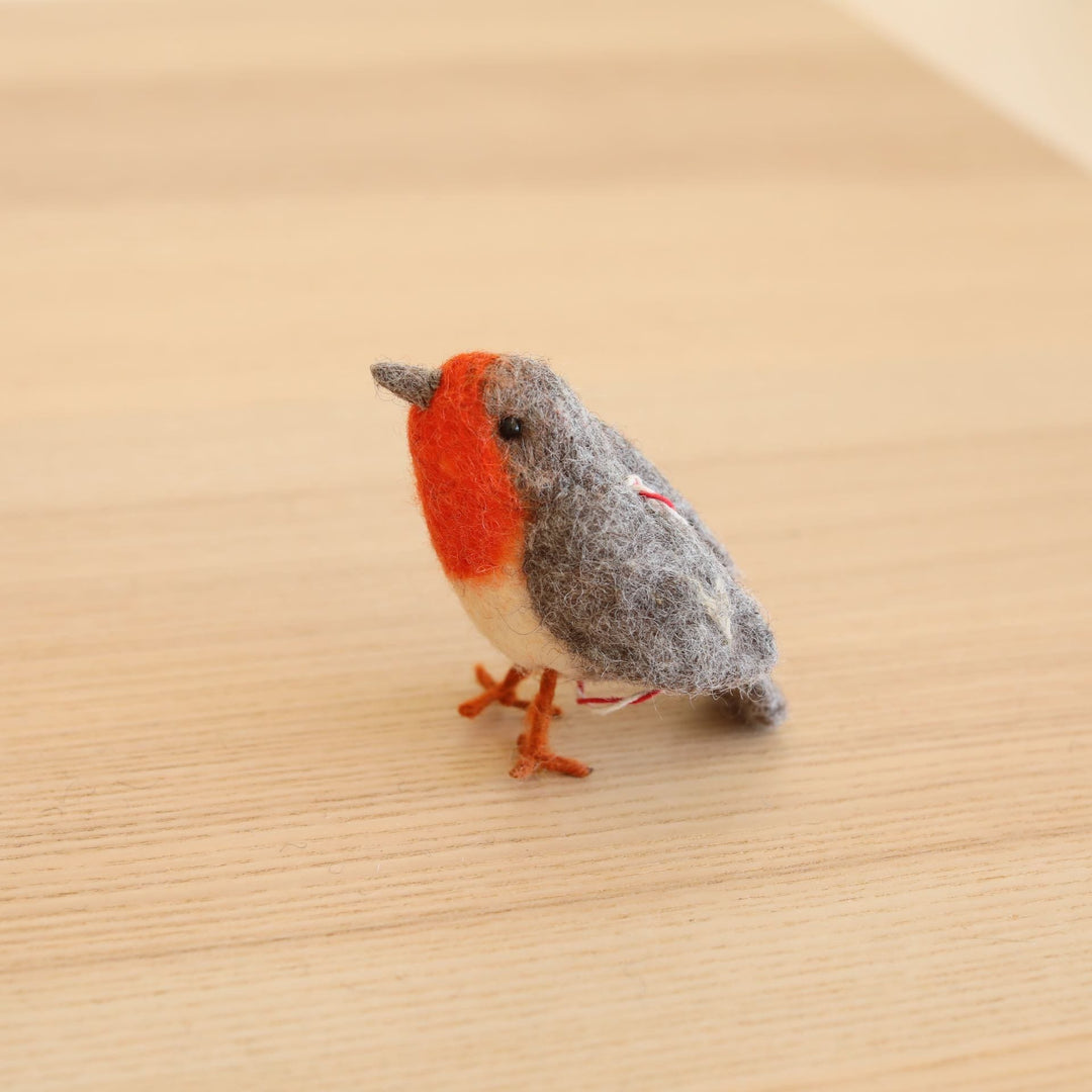 Felt Bird Ornaments Set of 6 - A set