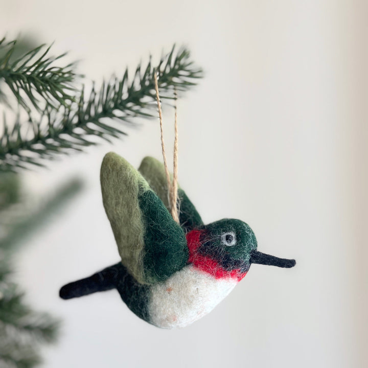 Felt Bird Ornaments Set of 6 - B set