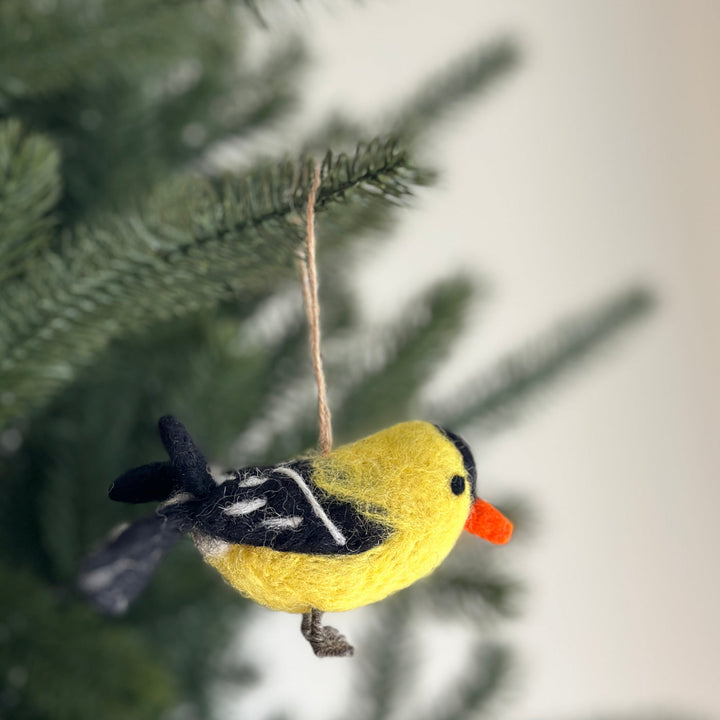 Felt Bird Ornaments Set of 6 - B set