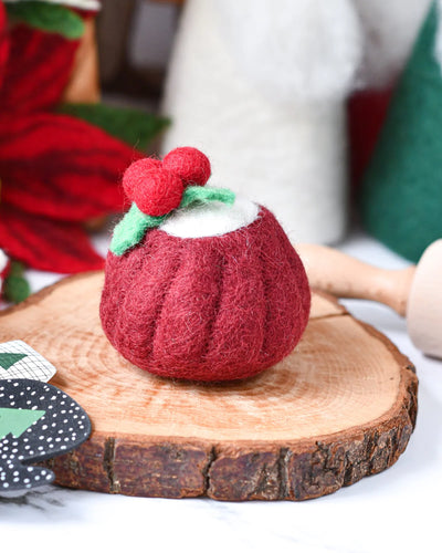 Pre-Order Felt Christmas Red Velvet Bundt Cake (Ships in November)