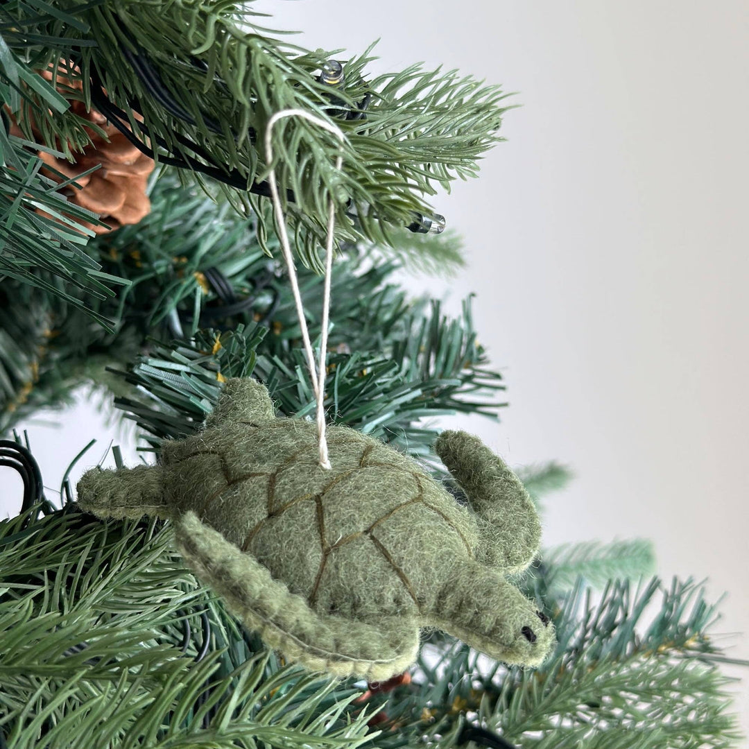 Felt Christmas Ornament Set of 6 - Ocean Creatures