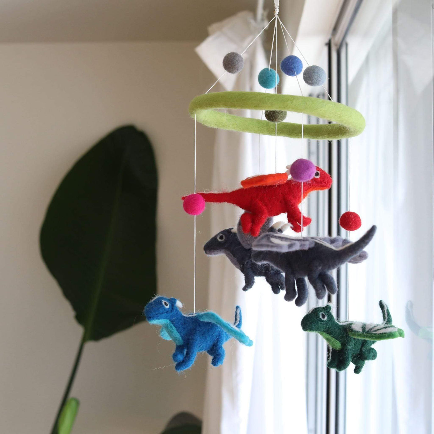 Felt Dragon Baby Mobile