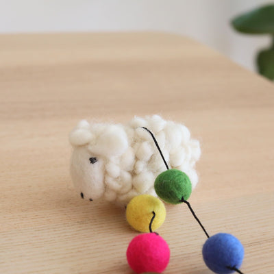 Felt Farm Animal Garland