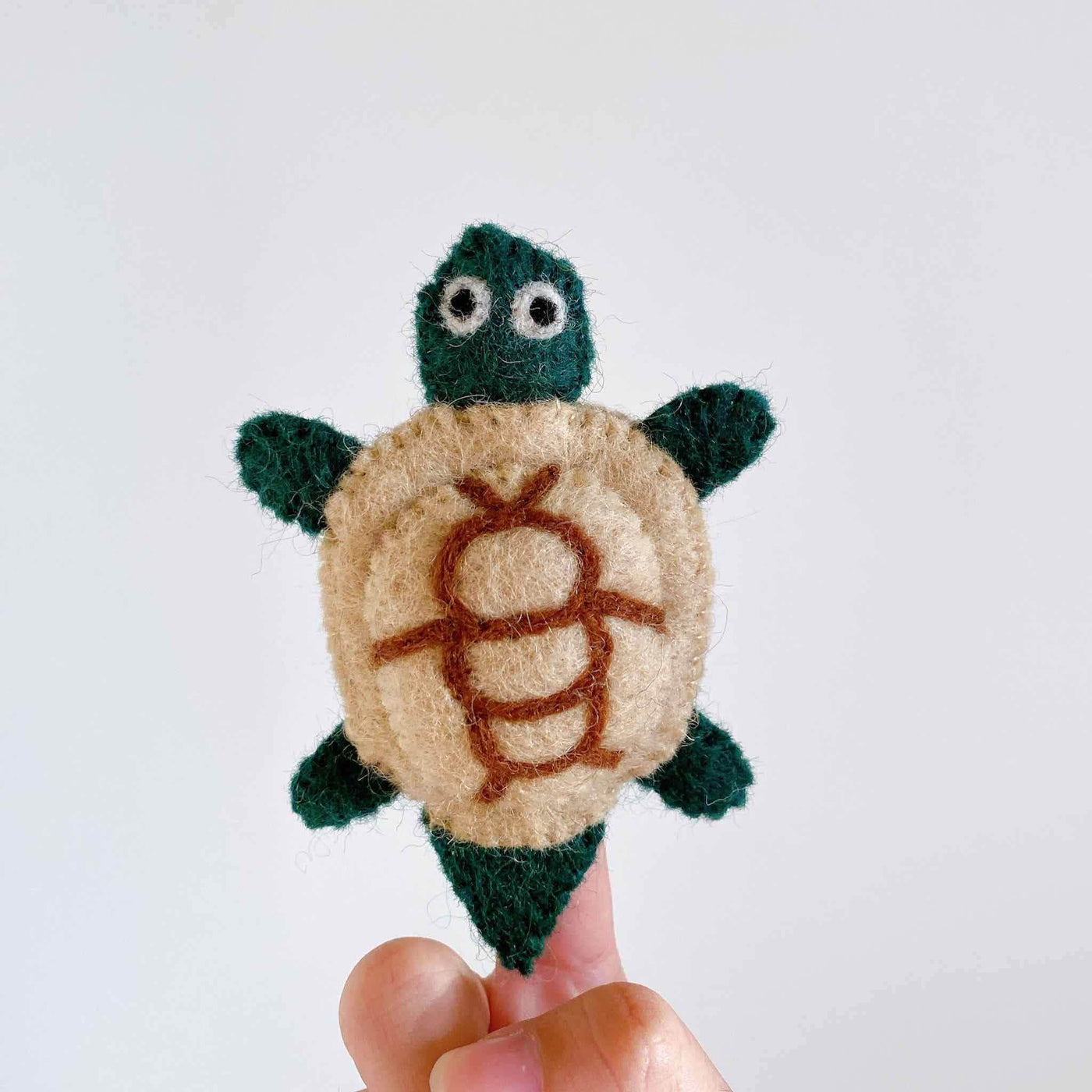 Felt Finger Puppet - Turtle