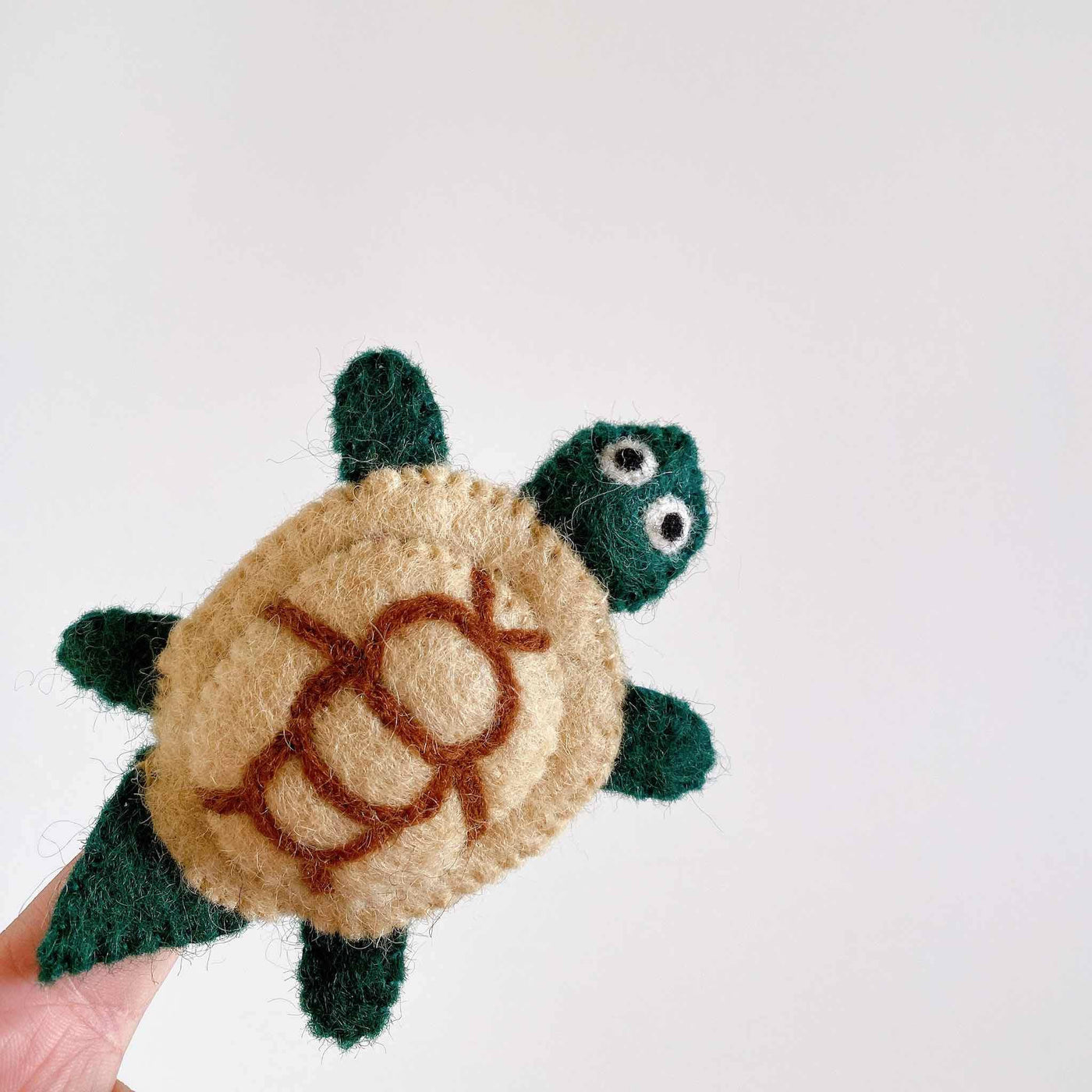 Felt Finger Puppet - Turtle