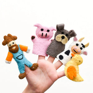 Old MacDonald Puppet Set with Stand