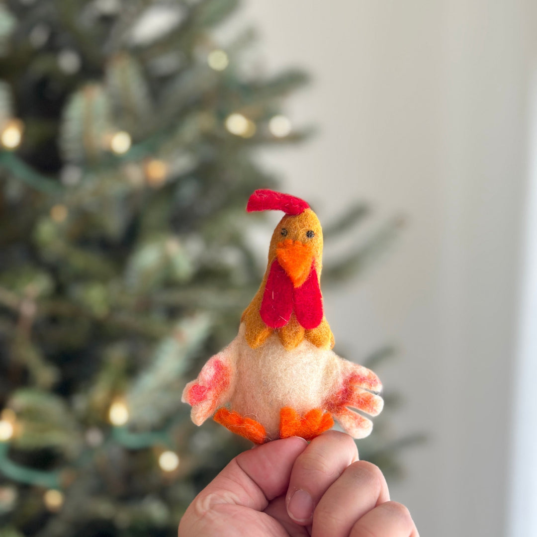 Felt Finger Puppets Set of 5 - Farm Animals