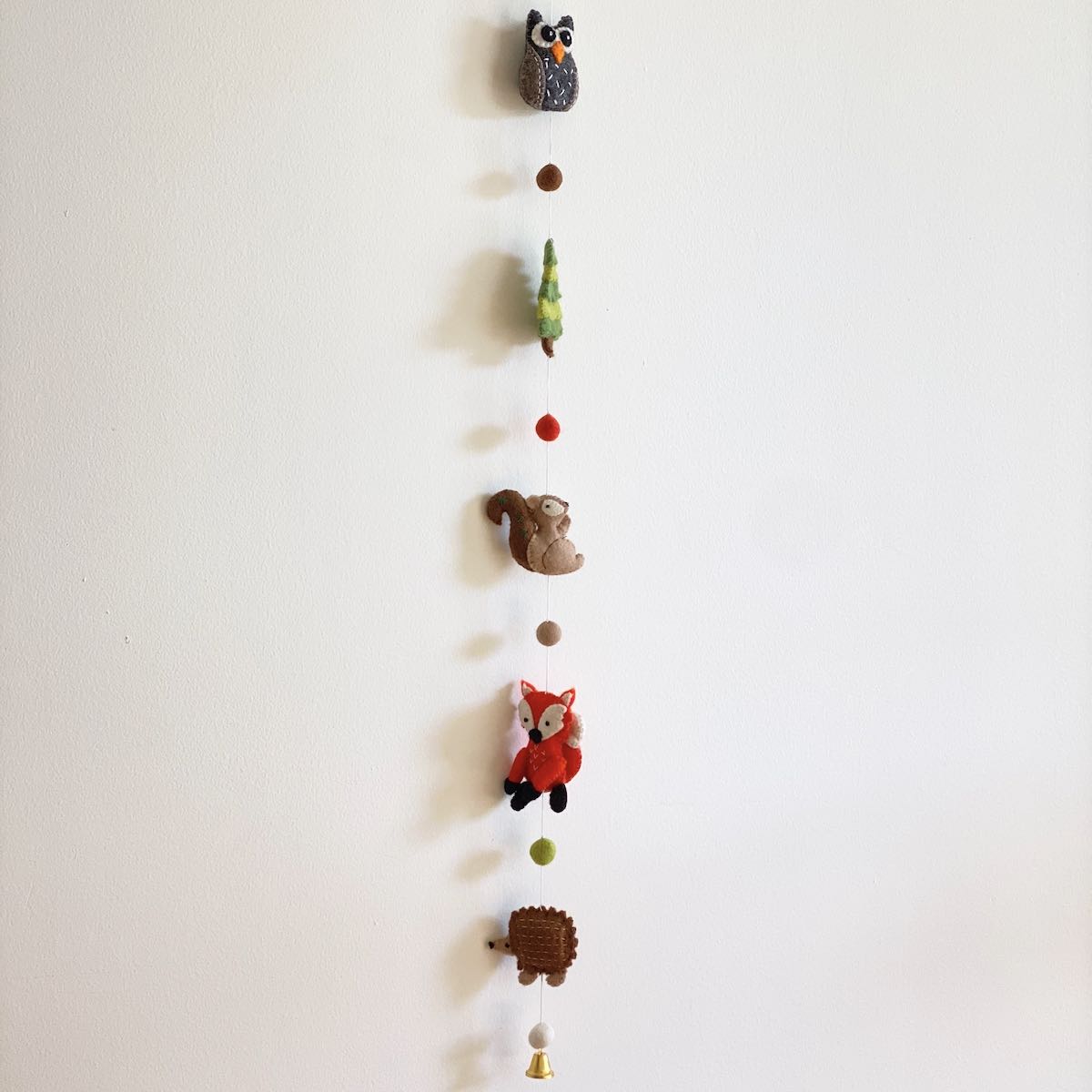 Felt Forest Animal Garland