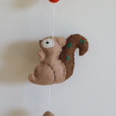 Felt Forest Animal Garland