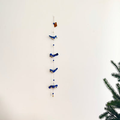 Felt Garland - Blue Jay