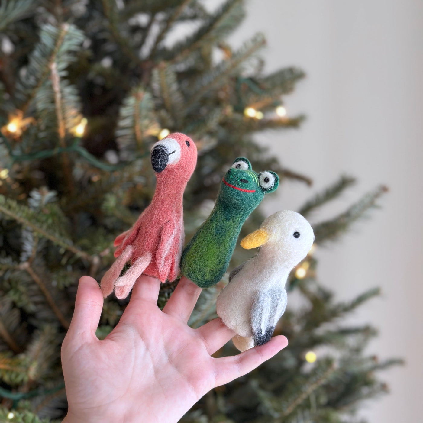 Felt Gator Finger Puppet