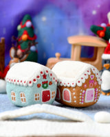 Felt Blue Gingerbread House · view 4