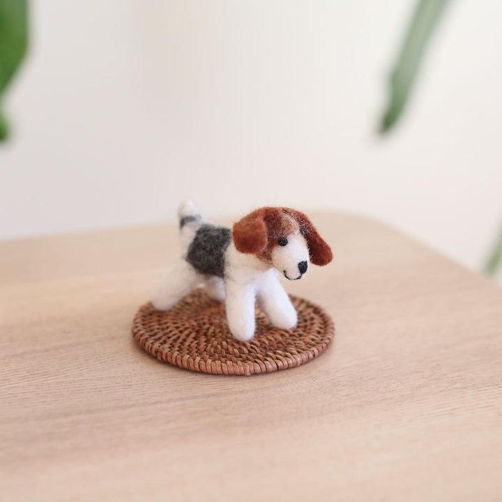 Felt Keychain - Jack Russell
